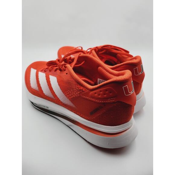 Men Sz 9 Adidas Adizero SL2 Miami Hurricanes Collegiate Pack JQ0240 New main image 5